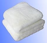 70x140cm Antidekubitus Bettauflage aus ultradichter Schurwolle. 30°-90°C...