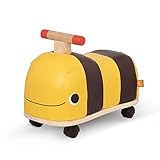 B. toys Rutschauto aus Holz – Rutscher Biene auf Rollen für Kinder und...