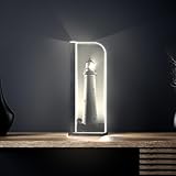 Luverre Tisch-Lampe | LED-Leuchte | Glas-Leuchte mit Gravur für...