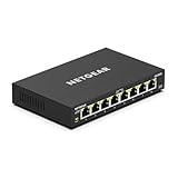 NETGEAR GS308E Managed Switch 8 Port Gigabit Ethernet LAN Switch Plus...