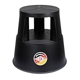 WEDO Rollhocker Super Step – robuster Tritthocker aus bruchfestem...