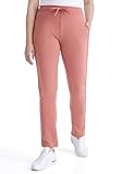 Sporthose Damen Sweathose Slim Fit Microfaser gerades Bein lang