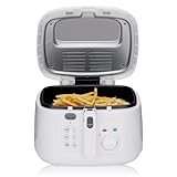 alpina Friteuse 2,5L DF-165 - Friteuse mit Fett 1800W - Einstellbare...