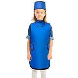 LVCHEN Kinder-Schürze mit Schilddrüsenschutz und Bleikappe, leichte...