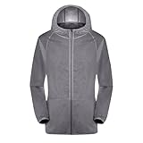 HKUOPW Regenjacke Damen Wasserdicht Atmungsaktiv Übergangsjacke Faltbar...