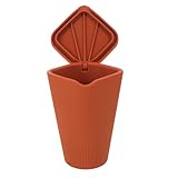 ZUNOXAZ Auto-mülleimer mit Deckel aus Geruchsresistentem Silikon Kompakter...