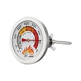 Analoges Grillthermometer aus Edelstahl, Abdeckungsthermometer mit...
