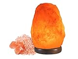 BEPER P201UTP100 Salzlampe Naturform, Holzsockel, Reduziert Stress, Reinigt...