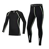 Zerdutera Thermounterwäsche Set für Kinder Funktionsunterwäsche Jungen...