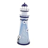 VALICLUD Mediterraner Kerzenhalter Leuchtturm Design Langlebiger...