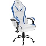 HLONONE Gaming Stuhl, Ergonomischer Gaming Sessel mit Kopfstütze und...