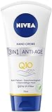 NIVEA 3in1 Anti-Age Q10 Hand Creme (75 ml), Anti-Falten Handpflege mit Q10...