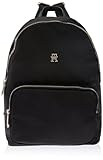 Tommy Hilfiger Damen Poppy TH Backpack AW0AW15641 Rucksäcke, Schwarz...