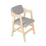 Hochstuhl, Höhenverstellbarer Holzhochstuhl für kinder von 2 bis 12...