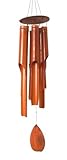 WORU Bambus-Windspiel 30 cm, Klangspiel, Garten-Dekoration, Windspiel für...