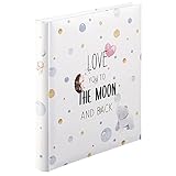 Hama Babyalbum 'To The Moon' (Baby-Fotoalbum mit 60 Seiten für Mädchen...