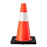 Wiltec Verkehrskegel 45 cm hoch, Leitkegel zum Absichern, Pylon...
