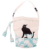 BUGUUYO Niedliche Katzen Handtasche mit Kordelzug Japanischer Kimono...