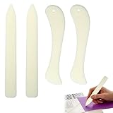 ZXNJA 4 Stück Falzbein,Falzbrett,Falzbein Für Papier,Papier...