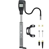 Tiakia Hochdruck Dämpferpumpe Fahrrad Mit Digitaler Manometer Für...