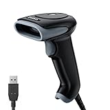 Eyoyo Barcode Scanner 1D 2D QR kabelgebunden, QR Code Scanner Handheld...