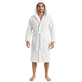 Bassetti Bademantel für Damen und Herren aus Frottee, 100 % Baumwolle, 360...