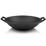 BBQ-Toro Gusseisen Wok I Ø 35,5 cm I Wokpfanne, Gusspfanne, Pfanne I...