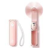 JISULIFE 3 IN 1 Handventilator Batteriebetrieben, Mini Ventilatoren USB...