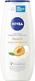 NIVEA Peach & Apricot Seed Oil Pflegedusche, sanftes Duschgel mit zartem...