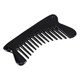 TOYZFRIENDY Ox Horn Hair Comb Breiter Zahn Kamm Statisch Kopfhaut...