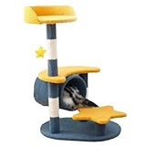 GAOJUNAN Kratzbaum, Moderne Kleiner Kratzbaum Für Den Innenbereich Mit Cat...