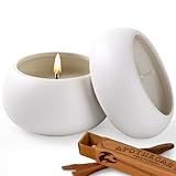 Autumnlife Duftkerz im Keramik, 2x150g Stressabbau Duft kerzenset,...