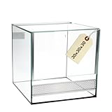 Terrarium 30x30x30 cm Schnecken Spinnen Amphibien Glas Terrarium Mit...