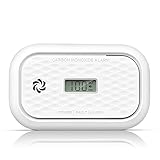 Andyssey ZA326 Kohlenmonoxid Melder mit LCD Display, Tragbarer CO Alarm...