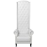 [Produkt: Finlon-Sessel mit hoher Rückenlehne] – Moderner Akzentstuhl...