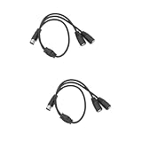 UPKOCH 2St 1 zu 2 Audiokabel Audio-Adapterkabel DIN-5-Pin-Y-Adapter...