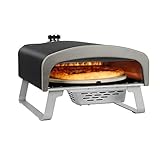 Q Pizza Gas Pizzaofen mit Drehfunktion, 50 mbar Outdoor Gas Pizza Ofen mit...