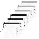 Behiruch 6 Stück Flughafen Zugelassener Kulturbeutel Durchsichtig 20 x 20...