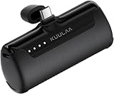 Kuulaa Power Bank USB C 4500mAh, Mini Externer Akku, Schnelles Aufladen USB...