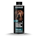 Animalius | Haut & Fell BIOTIN Liquid 500 ml | Für Hunde, Mit Zink,...