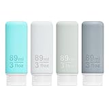 Mafrie Silikon-Reiseflaschen für Toilettenartikel, 89 ml, Reisegröße,...