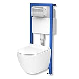 Domino Lavita Vorwandelement inkl. Drückerplatte + Wand WC VELA ohne...