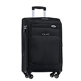 BEIBYE Leichter Stoffkoffer Kofferset Trolley Außentaschen Dehungsfuge...