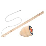 Hohopeti Holz kreiselspielzeug Traditioneller Gyroskop für Outdoor...