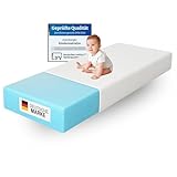 Arensberger Kindermatratze Babymatratze Nora | 60x120cm Höhe 12cm | Bezug...