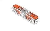 WAGO Klemme, 2-Leiter, 4 mm², Durchgangsverbinder mit Hebel, 221-2411 (10...