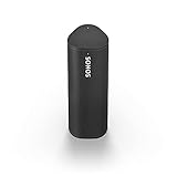 Sonos Roam WLAN & Bluetooth Speaker, schwarz – Wasserdichter Lautsprecher...