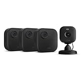 Blink-Kamera Outdoor 4 + Blink Mini 2 Schwarz| Kabellose intelligente...