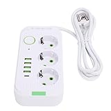 Europäische Steckdose, 8-in-1 EU-Stecker 110–250 V, Europäischer...