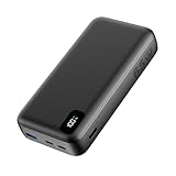 A ADDTOP Power Bank, 65W 20000mAh Laptop Portable Charger with 2 USB C & 1...